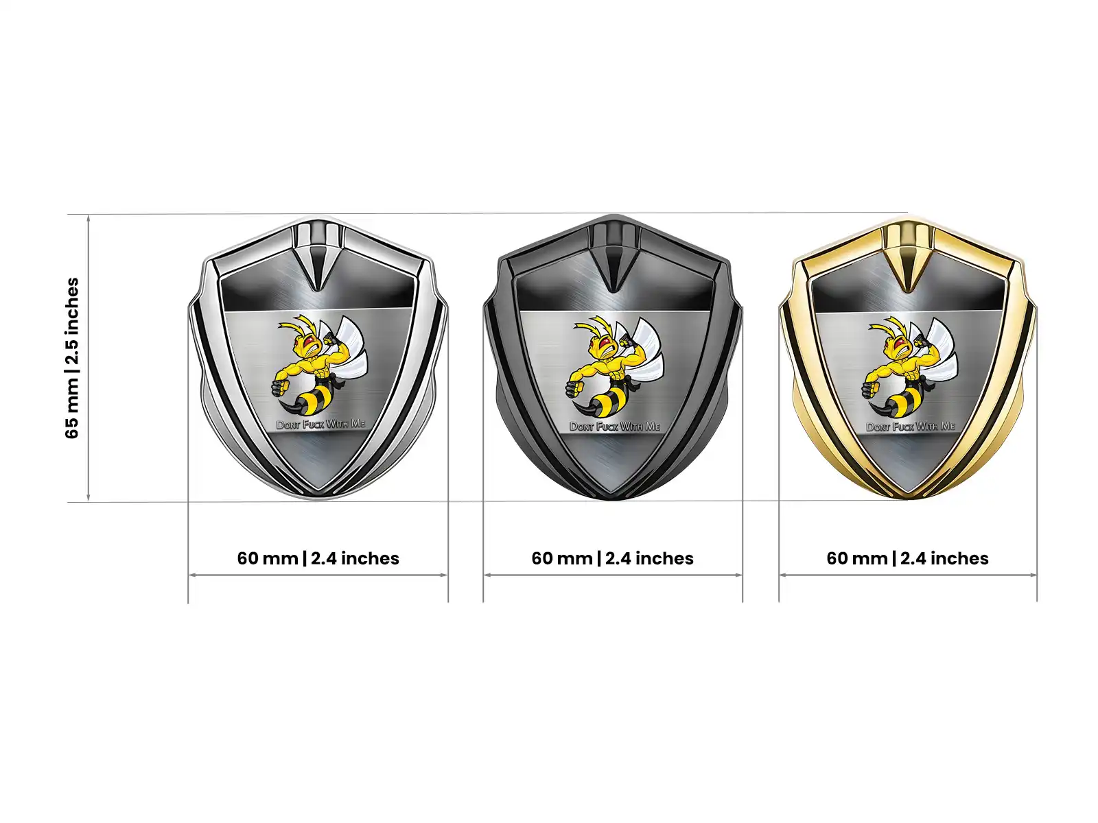 High End Car Logo Badges Racing Look Shiny